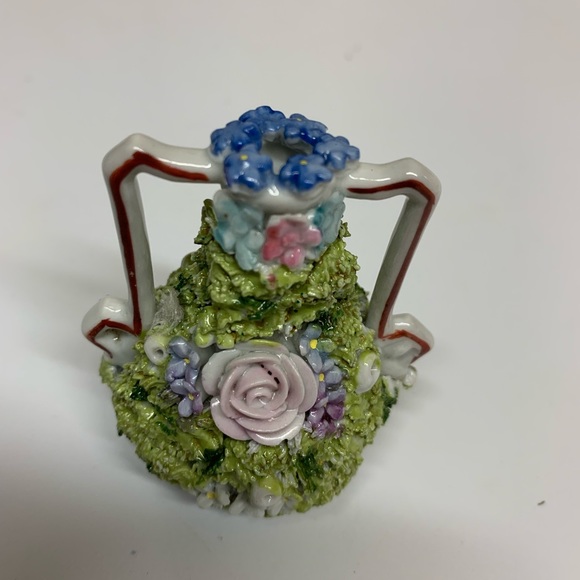 elfinware | Other | Elfinware Mossware 2handled Posey Vase Antique C 91 ...